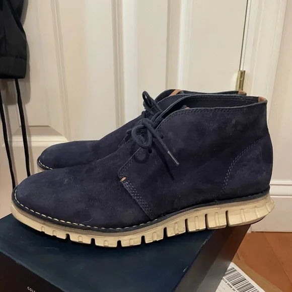 Cole Haan | Shoes | Cole Haan Zero Grand Blue Suede Size 8 